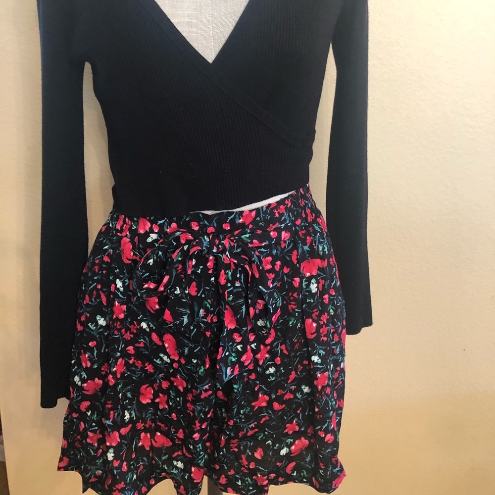 Zara floral shorts